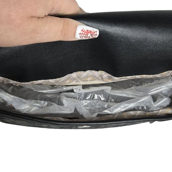 CXL by Christian Lacroix Clara Embossed Logo Shoulder Bag NWT Flap Snap - Picture 3 of 3